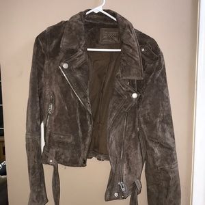 BlankNYC suede Moto jacket
